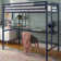 Maxwell Metal Loft Bed with Built-in-Desk by Novogratz