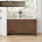 Lala 60" Double Bathroom Vanity with Grain White Engineered Stone Countertop without Mirror-658382844