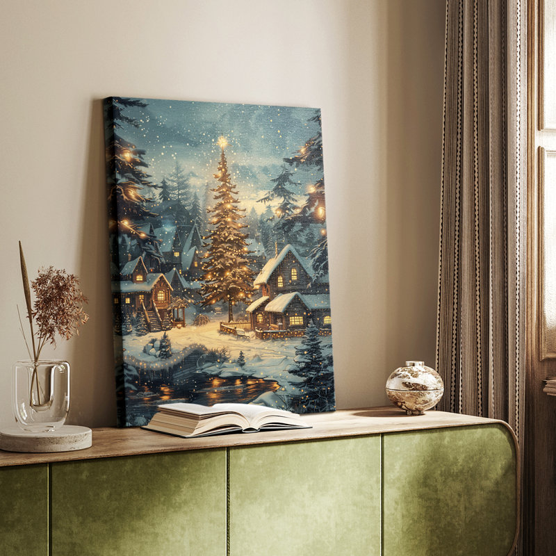 Art des Fêtes de Noël DCxxxvi - galerie sur mesure, H 18 po x l 12 po