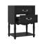 Meuble-lavabo 24 po avec lavabo, meuble-lavabo simple autoportant avec 2 tiroirs et tablette ouverte-124556493