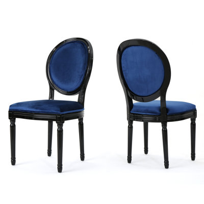 Jamar Upholstered King Louis Back Side Chair