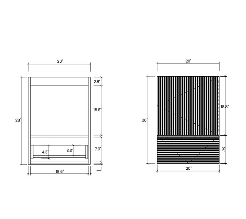 Meuble-lavabo de salle de bain avec lavabo en céramique, lavabo intégré avec 1 trou de robinet, Gris