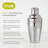Vista Measured Cocktail Shaker