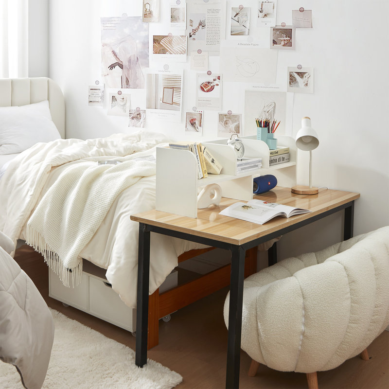 Mini étagère de bureau en bois
