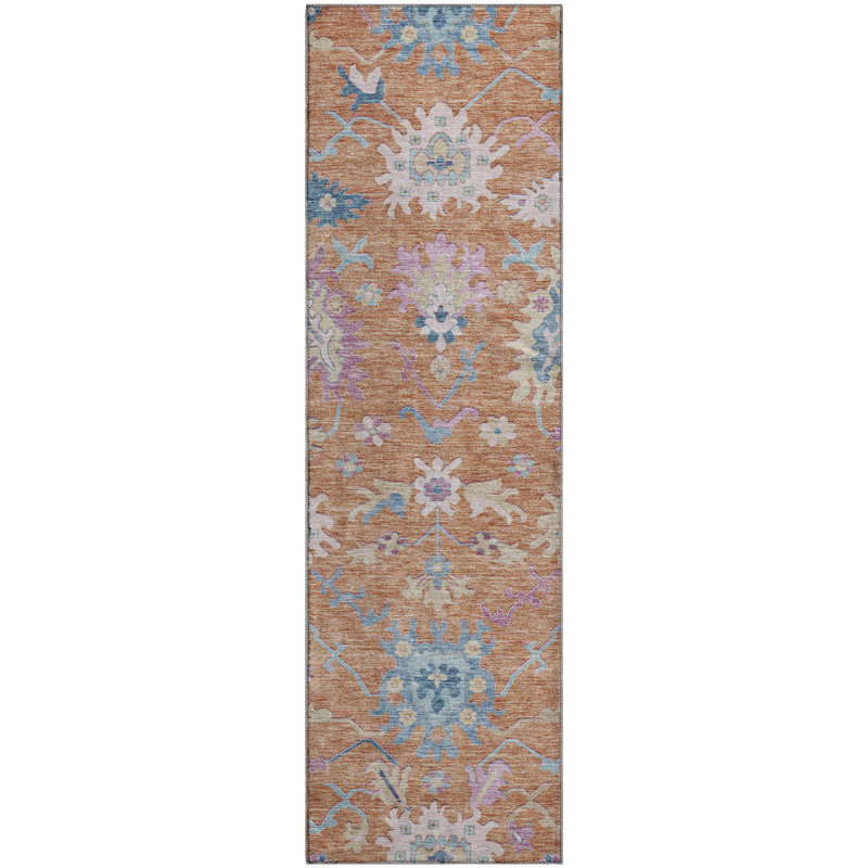 Tapis Gurubaksh AMF1154 de qualité supérieure lavable à la machine, Tapis de couloir 2 pi 3 po x 7 pi 6 po
