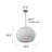 Kuriko 6 - Light Brass Painted Natural Ivory Hand-Woven Rope Large Globe Chandelier