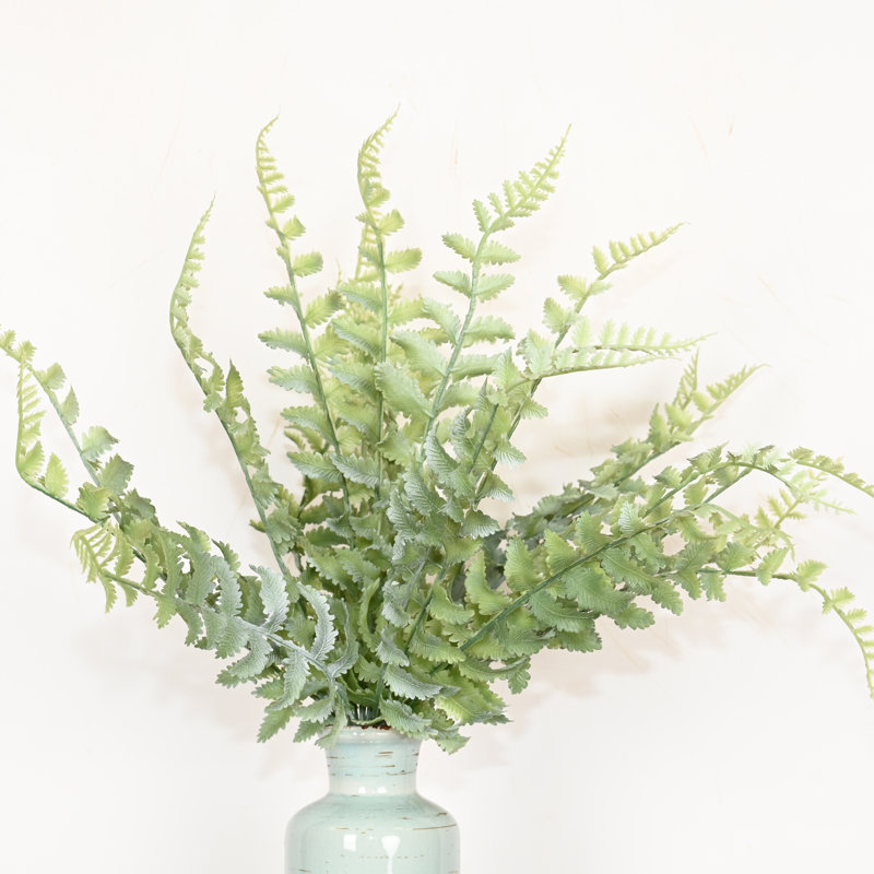 20 "branche de feuillage de fougère de verdure artificielle, longue tige de ferme pour décorations de table de centre de table de bureau à domicile