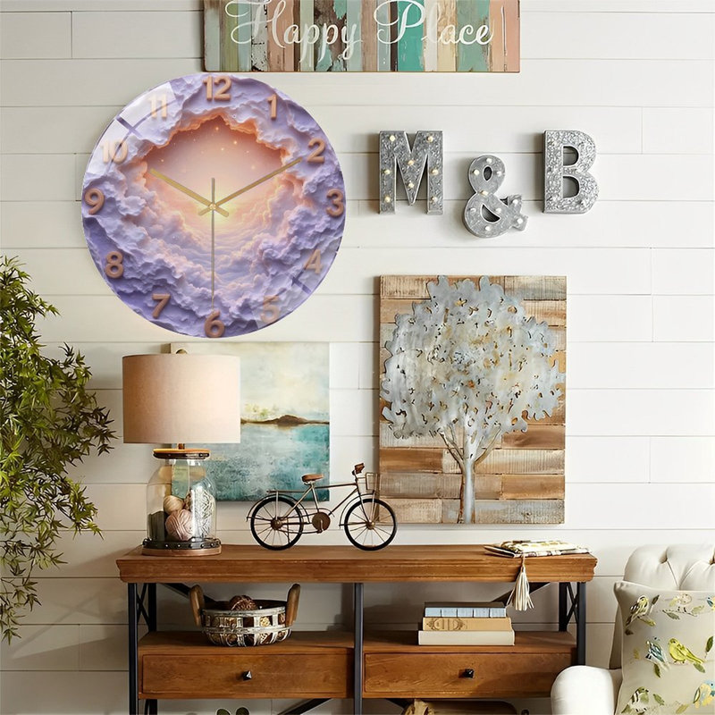 Horloge murale 12 po