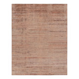Rug & Kilim’S Modern Textural Rug With Peach Pink And Beige Tones And Striae
