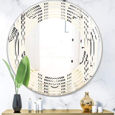 Miroir mural moderne sans cadre Wave