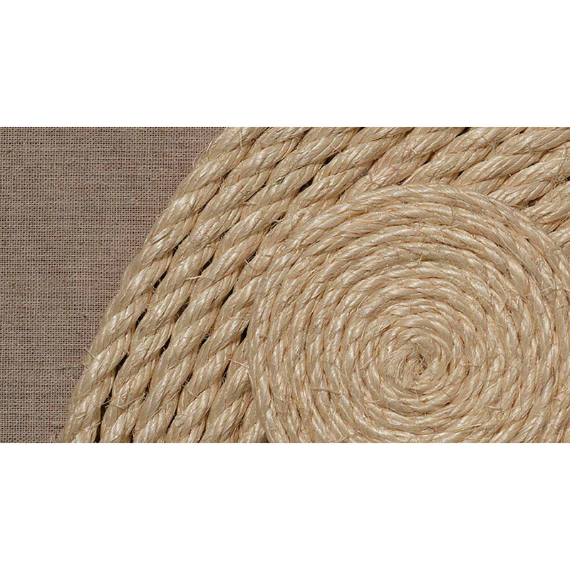 Handmade Jute Rope and Linen Wall Art Decor