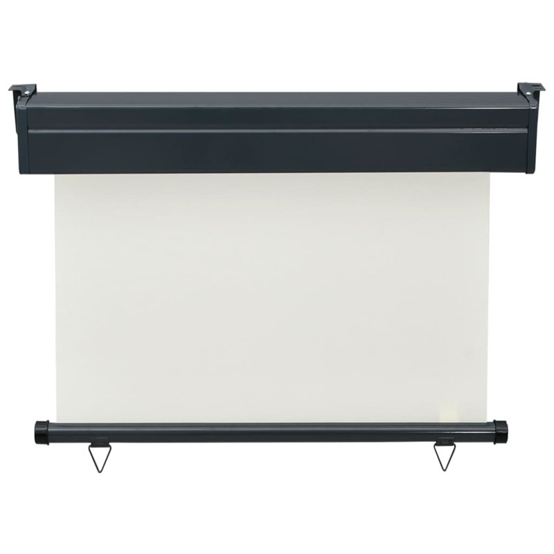 Balcony Side Awning 105x250 cm, Cream