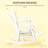 Wide Curved Loveseat, Rocking Chair With Log Design-1935076206