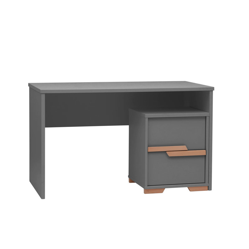 Gerke Computer Desk, Dark Grey