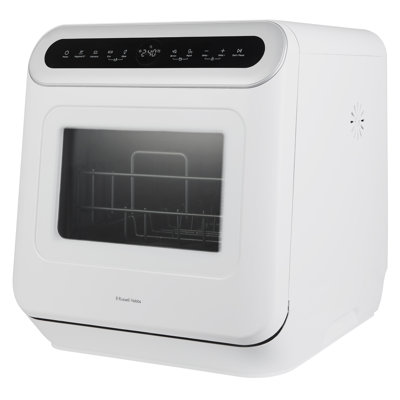 Russell Hobbs® RH3TTDW0D1W, 3 Place Setting Table Top Dishwasher in White