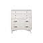  Commode 38 po à quatre tiroirs en bois massif blanc