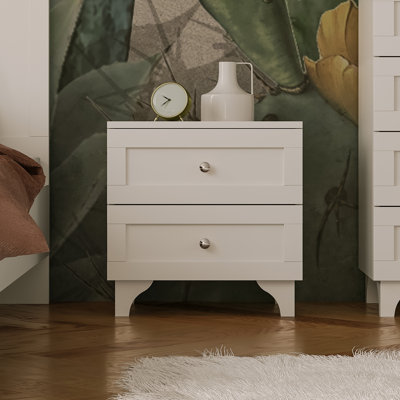 Eslettes 45cm W Manufactured Wood Bedside Table