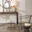 Kai Leather Accent Stool