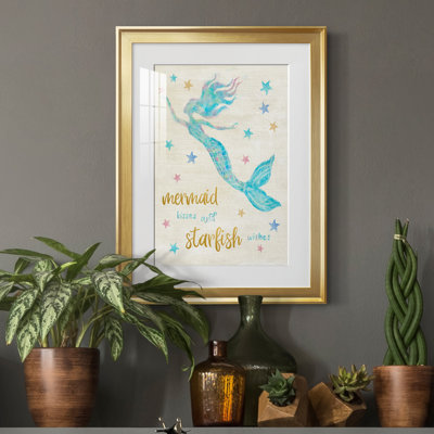 Mermaid Kisses - Peinture encadrée