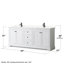 Ensemble de meuble-lavabo double 80 po Avery-80203489-51712111-115283371