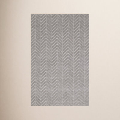 Aldin Hand-Tufted Chevron Rug