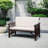 Patio Wood Loveseat-113752790
