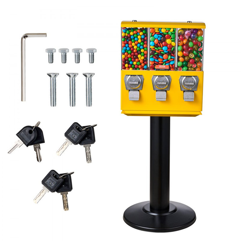 VEVOR Gumball Machine, Yellow