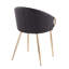 Chaise d'appoint contemporaine avec confort rembourré