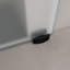 Durovin 900mm internal Sliding Glass Door - Fully Frosted - Black Bar Handle with Rail-118622388