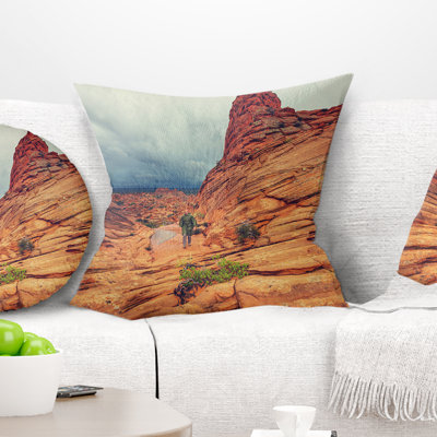 Coussin Schafer Landscape Vermillion