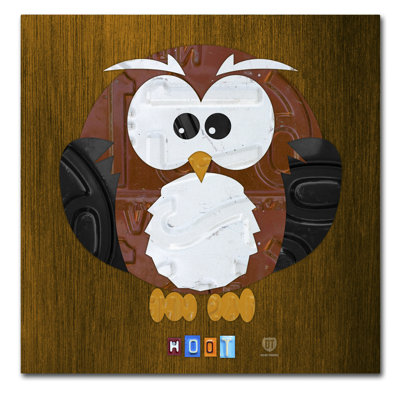 Art sur toile Lesa Hoot The Owl par Design Turnpike