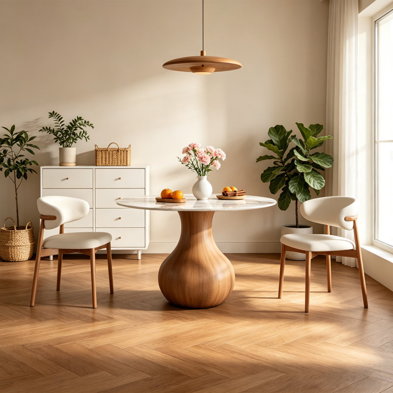 Ensemble de salle à manger 3 pièces avec coin-repas 39 "/ 43" / 47 "/ 53" / 59 "avec 2 chaises rembourrées, Pandora brillant