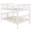Lit double superposé au-dessus d'un lit double avec échelle pour meubles de chambre à coucher, chambre d'amis-105708057