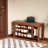 100% Solid Wood Front Door Shoe Rack, Closet Solid Wood Shoe Bench, Load-Bearing 550 Pounds, Entryway, Hallway, Hallway Shoe Rack With Space For Boots-709597336