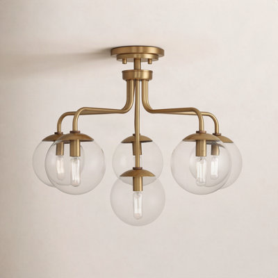 Chemise 6-Light Semi Flush Mount
