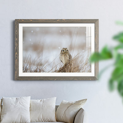 Prairie Winter - photographie avec cadre photo