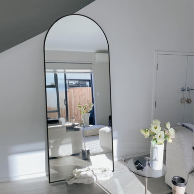 Grand miroir pleine grandeur avec 3 modes de fixation