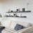 Floating Wall Shelves Set Of 8 With Safety Lip - Space Saving Storage For Nursery, Bedroom, Bathroom, Kitchen - Durable Engineered Wood