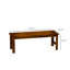 Banc combinant espace extérieur et deux avec bois de pin carbonisé et jardin de pin carbonisé