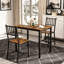 Ensemble de table de bar industriel avec 2 chaises, conception peu encombrante pour la cuisine, le salon et les espaces de fête-1838988089-1838988086-1838988090