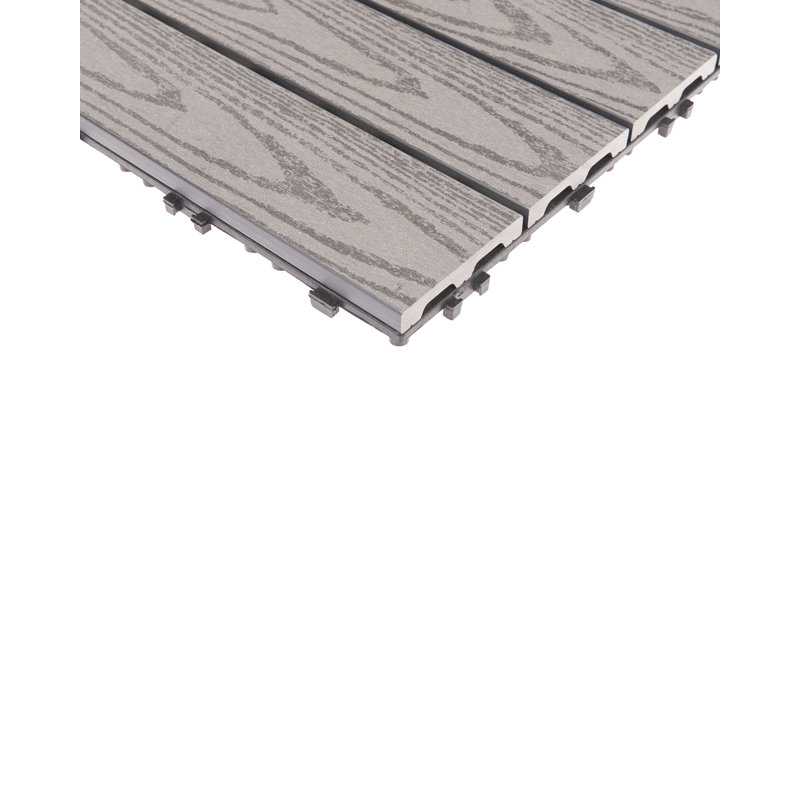 Outdoor Flooring ATESSA Wood-Plastic Composite (WPC), Grey