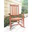 Chaise berçante d'extérieur en bois massif Dariell-1559696857