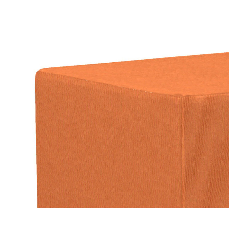 Repose-pieds Arredondo, Acrylique Sunbrella® - Orange