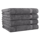 Armel Turkish Cotton Bath Towels - Quick Dry & Plush Feel, Hotel & Spa Quality, Set of 4