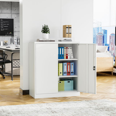 Steel Single Storage Cabinet ( 35.43'' H x 31.5'' W x 15.75'' D)