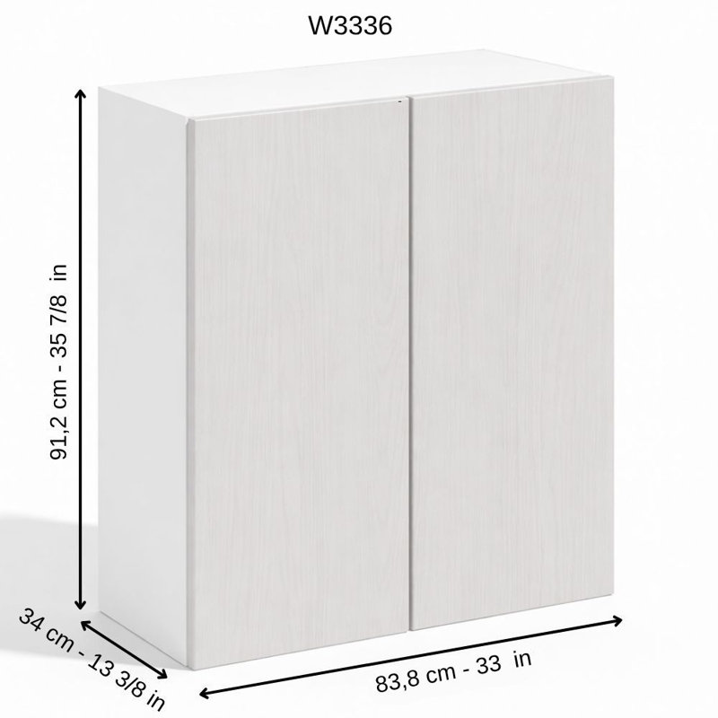 Armoire murale à deux portes W3336