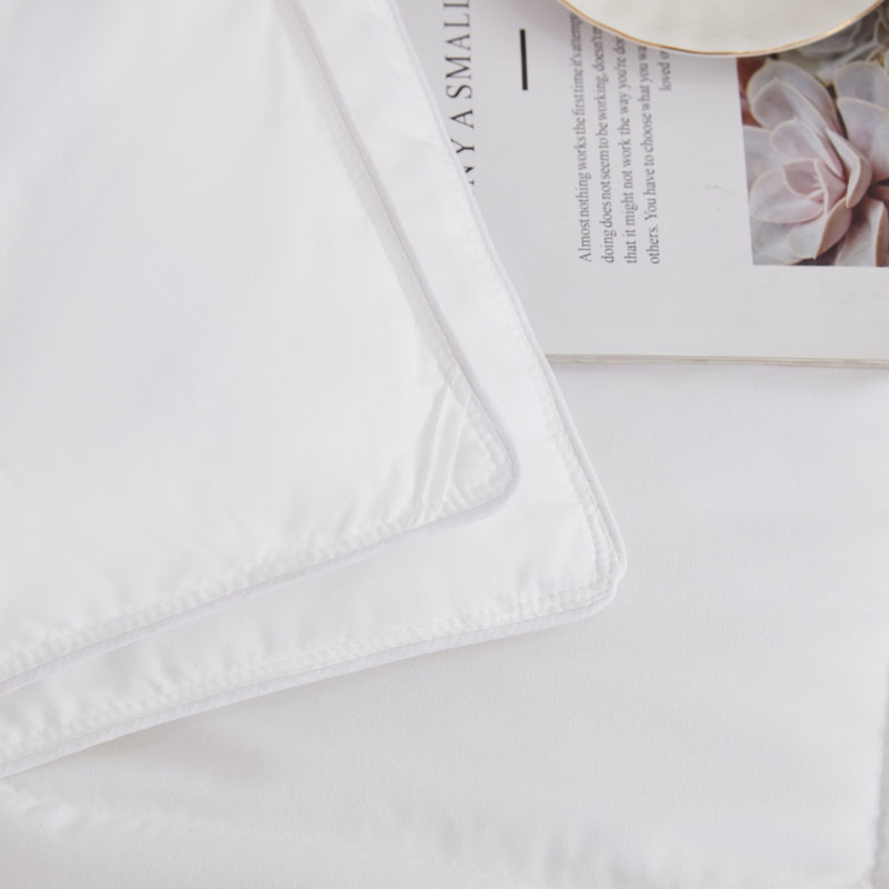 3pc Comforter Set - All Season Reversible Down Alternative Comforter with Two Shams - Breathable, Soft, Fluffy, White