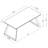 Smith Black Rectangular Ceramic Top Dining Table
