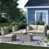 Beige Cushion/Gray Frame selected