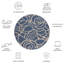 Tapis intérieur / extérieur bleu / beige Herefordshire-1862200103